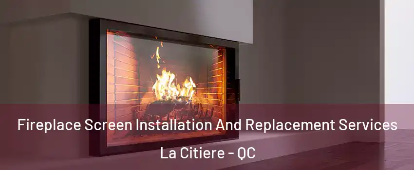 Fireplace Screen Installation And Replacement Services La Citiere - QC
