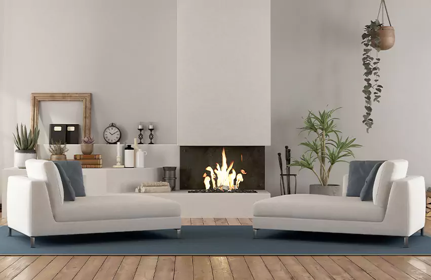 Custom Fireplace Design in La Prairie, QC
