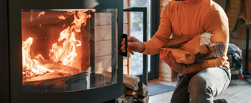 Residential Fireplace Ceramic Glass Installation in La Prairie, QC