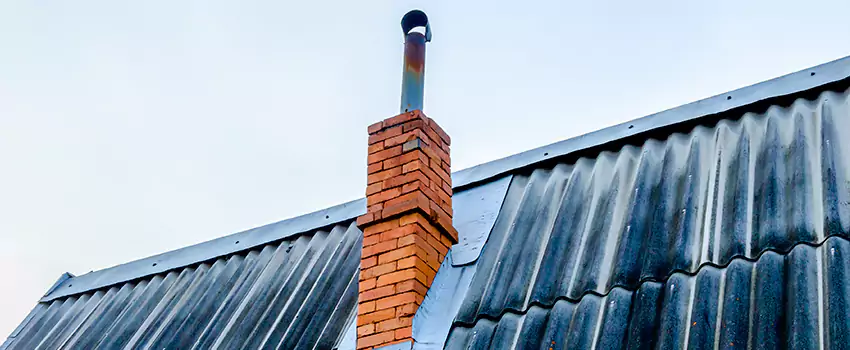 Aluminium Chimney Flashing Repair in La Prairie, QC