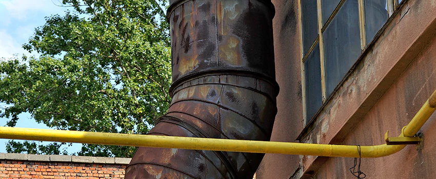 Lightning Protection Installation System for Industrial Chimneys in La Prairie, Quebec