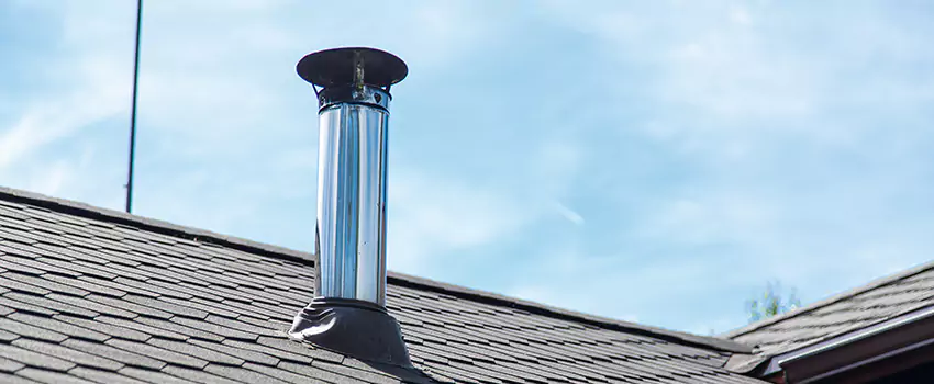 Outdoor Metal Chimney Installation in La Prairie, Quebec