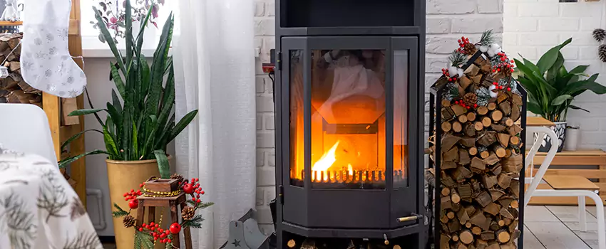 Thelin Hearth Products Direct Vent Gas Stove Fireplace Inspection in La Prairie, QC