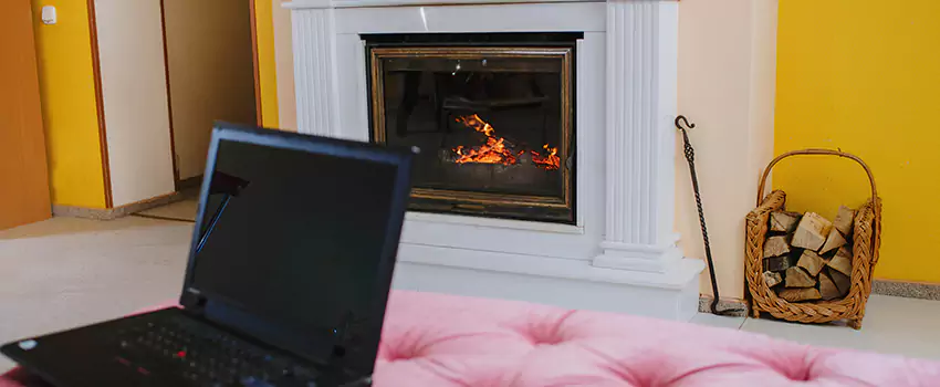 Valor Outdoor Gas Fireplace in La Prairie, Quebec