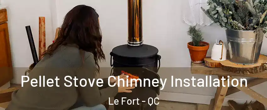  Pellet Stove Chimney Installation Le Fort - QC